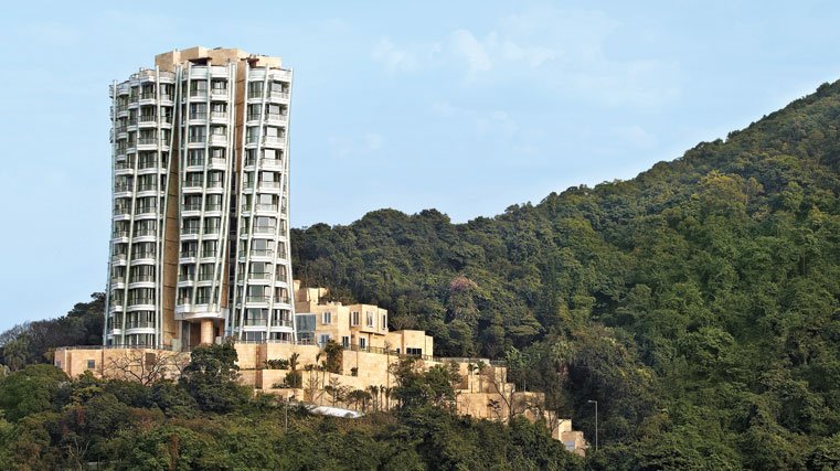 trabajo de mármol en Opus Hong kong