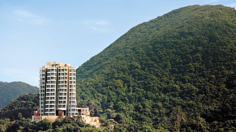 trabajo de mármol en Opus Hong kong