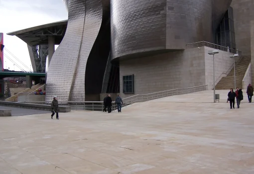 Trabajo de Difel mármol en el museo Guggenheim