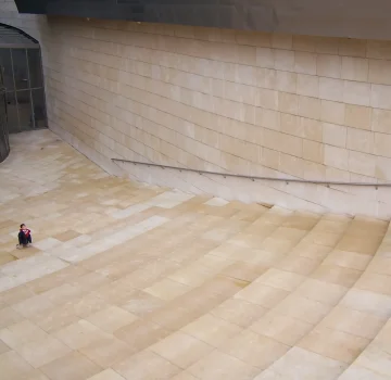 Trabajo de Difel mármol en el museo Guggenheim