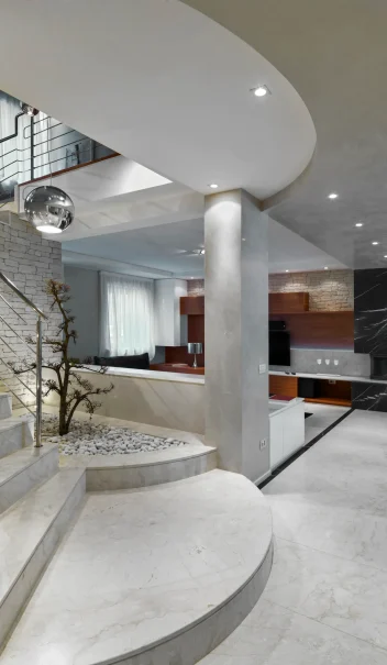 decoración con mármol